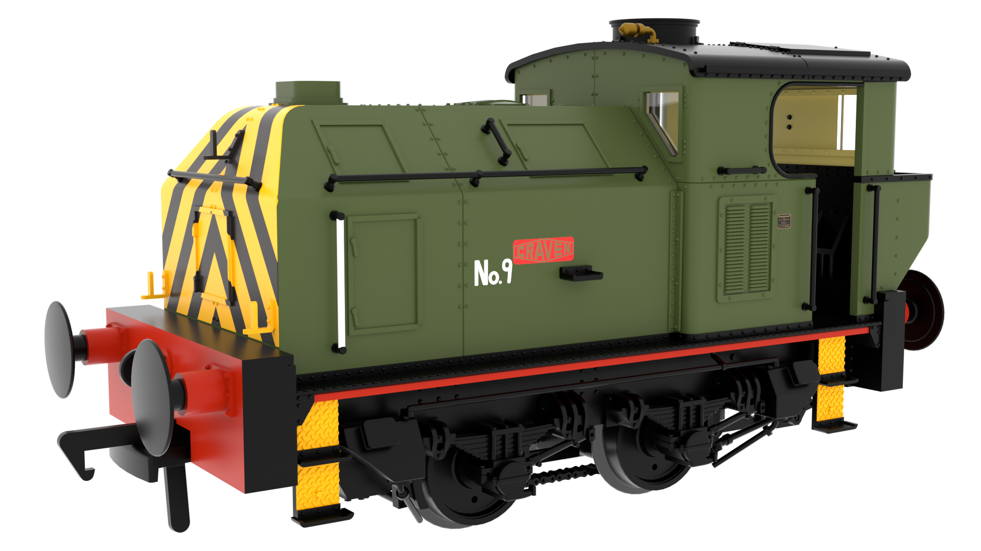 Rapido Trains 949705 Post-War Sentinel – Craven Bros ‘Craven No.9’ Dcc Sound (OO9 Gauge) Free Postage