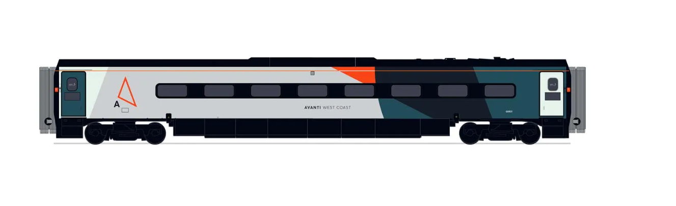 Hornby R40018 Avanti West Coast, Pendolino Motor Standard (MS) – Era 11 (OO Gauge)