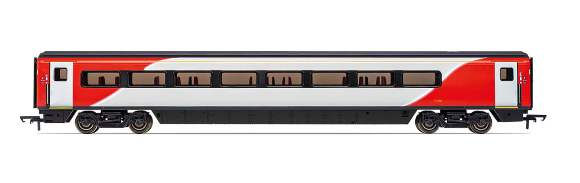 Hornby R40155 LNER, Mk4 Standard (Accessible Toilet), Coach F, 12330 - Era 11 (OO Gauge)