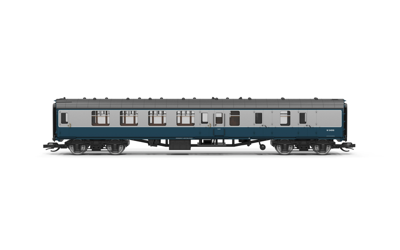 Hornby TT4077B BR - Mk1 - Brake Standard Corridor Coach - W34916 (TT1:20 Gauge)
