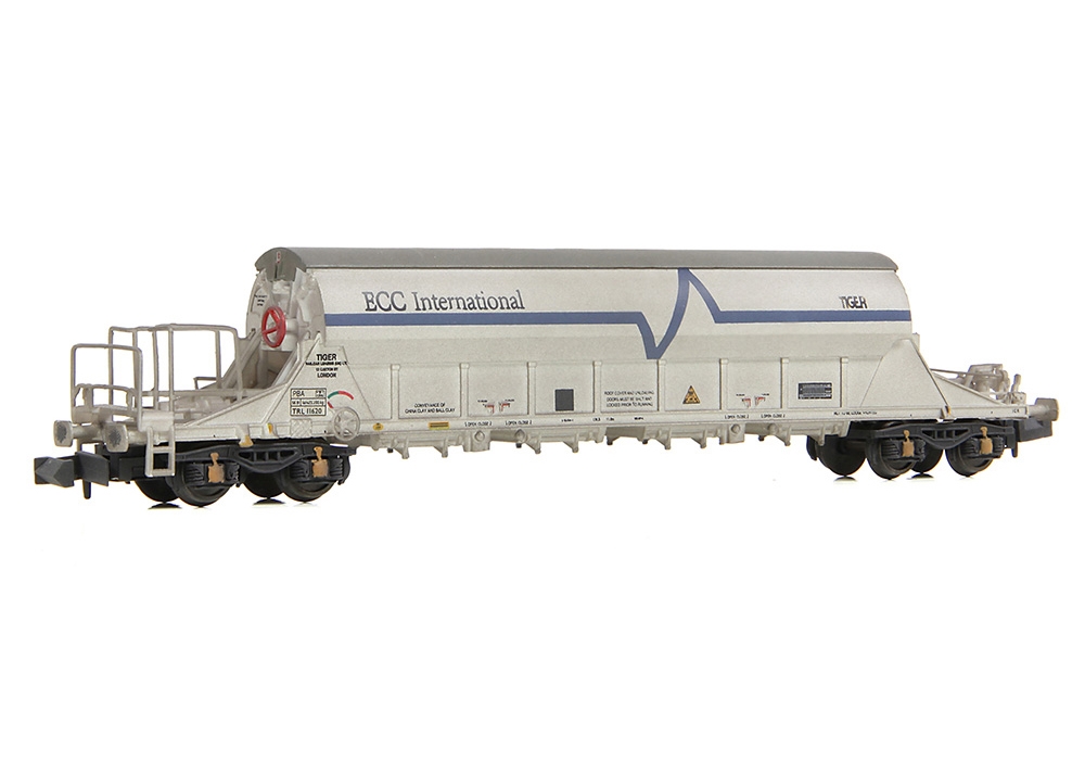 EFE Rail E87535 PBA Tiger TRL 11620 ECC International White Weathered (N Gauge)