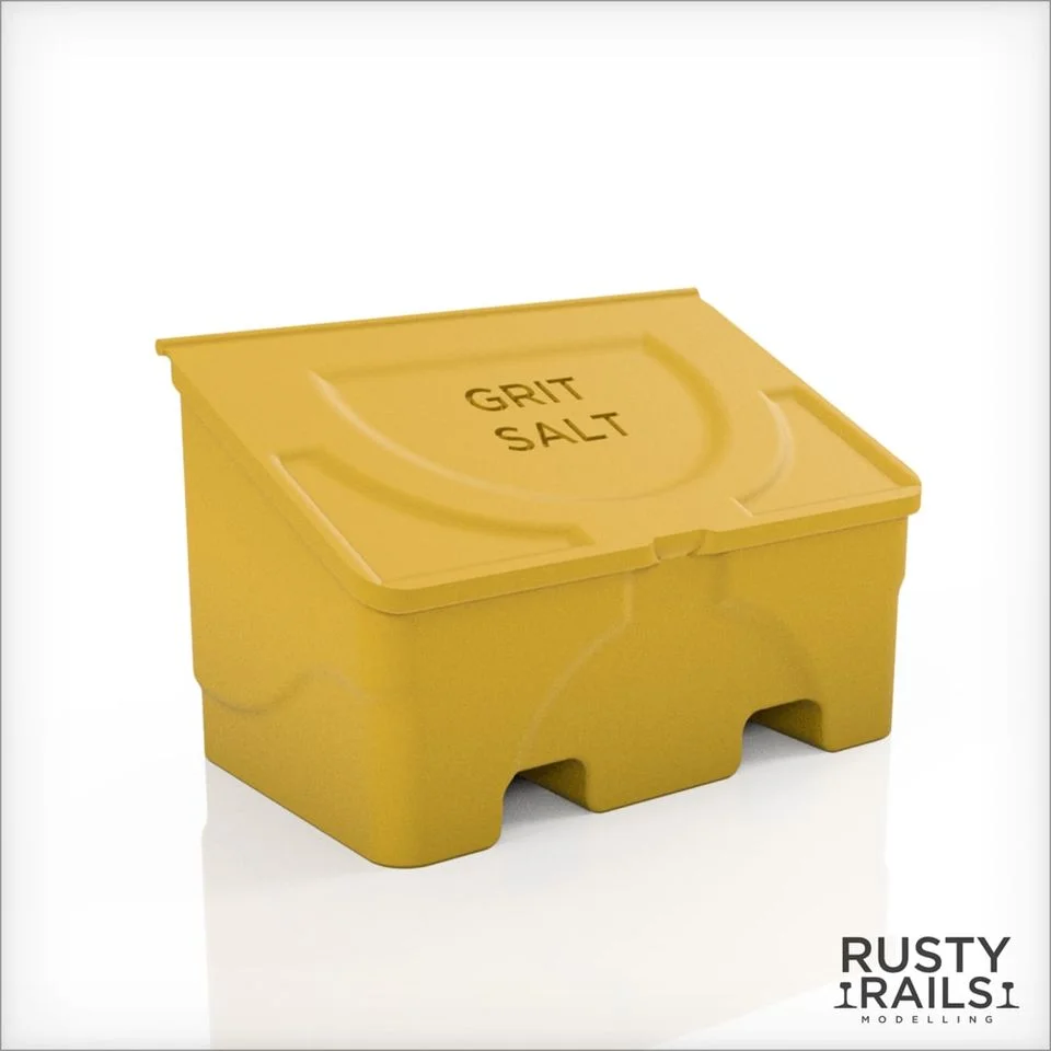Rusty Rails Modelling 031 Salt/Grit Bins (4 pack) (OO Gauge)