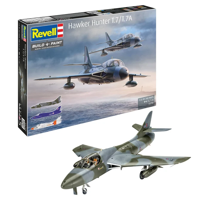 Revell 03786 Hawker Hunter T.7/T.7A (1:32 Scale)