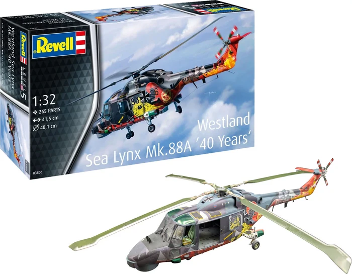 Revell 03806 Westland Sea Lynx Mk.88A (40 Years Special Edition (1:32 Scale)