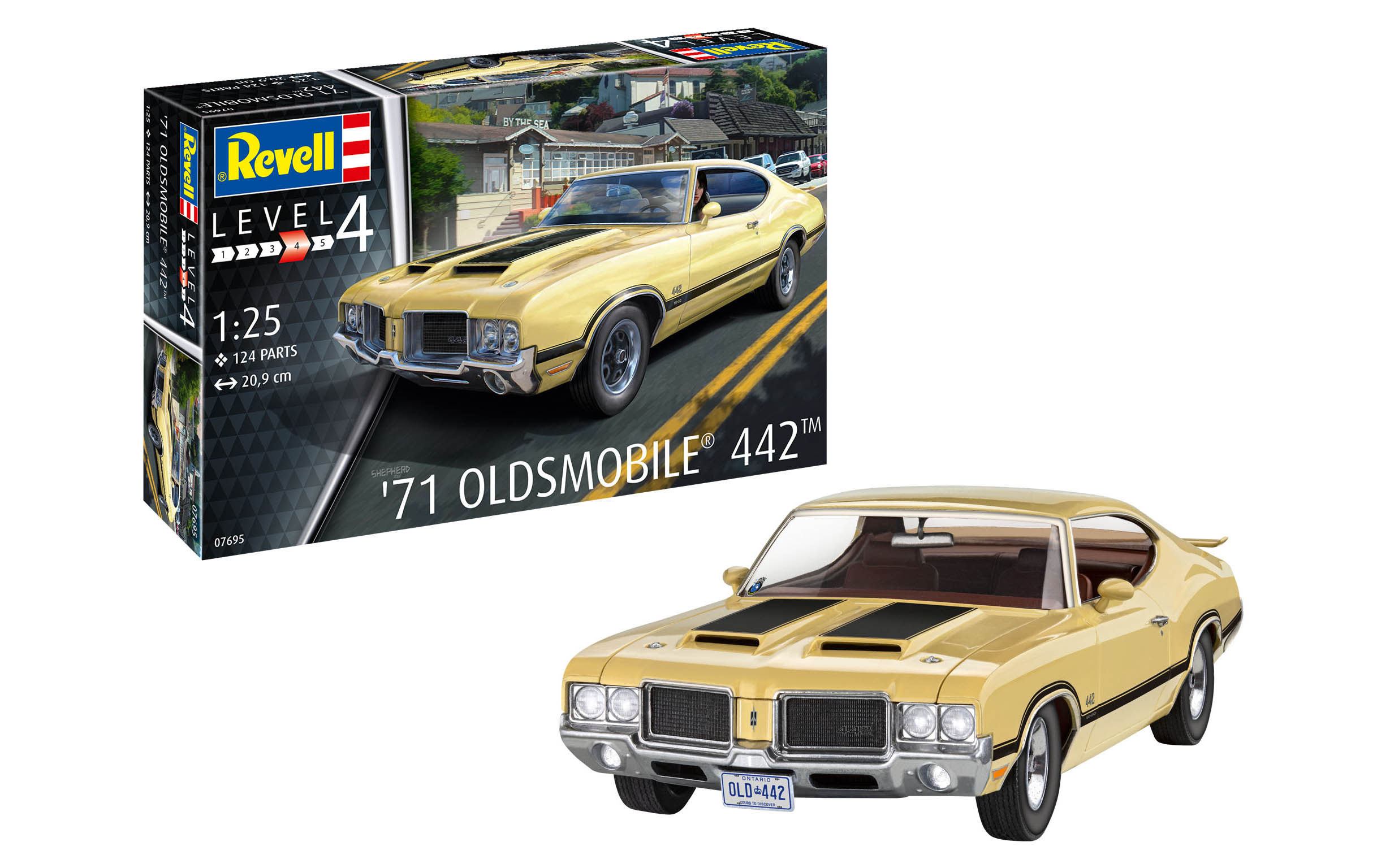 Revell 07695 71 Oldsmobile 442 Coupe (1:25 Scale)