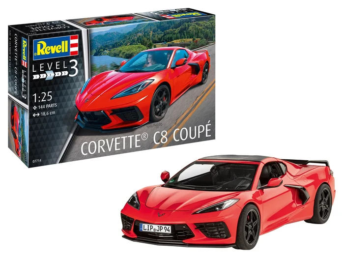 Revell 07714 Corvette C8 Coupe Kit (1:25 Scale)