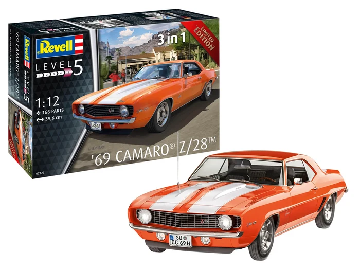 Revell 07727 1969 Chevrolet Camaro (1:12 Scale)