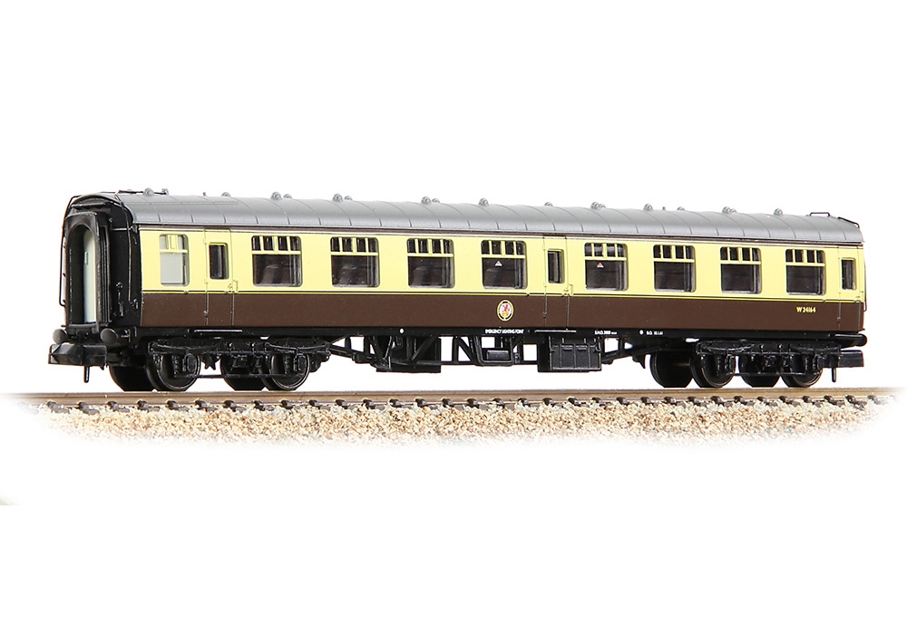 Graham Farish 374-064D BR Mk1 SK Second Corridor BR (WR) Chocolate & Cream (N Gauge)