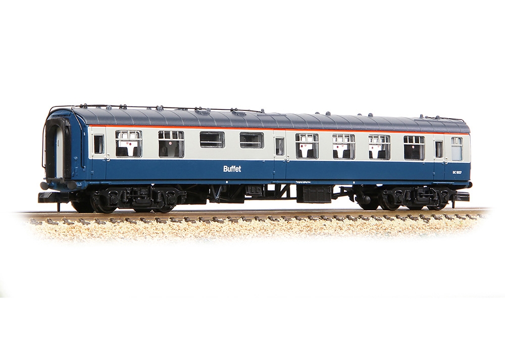 Graham Farish 374-110B BR Mk1 RMB Restaurant Miniature Buffet BR Blue & Grey (N Gauge)