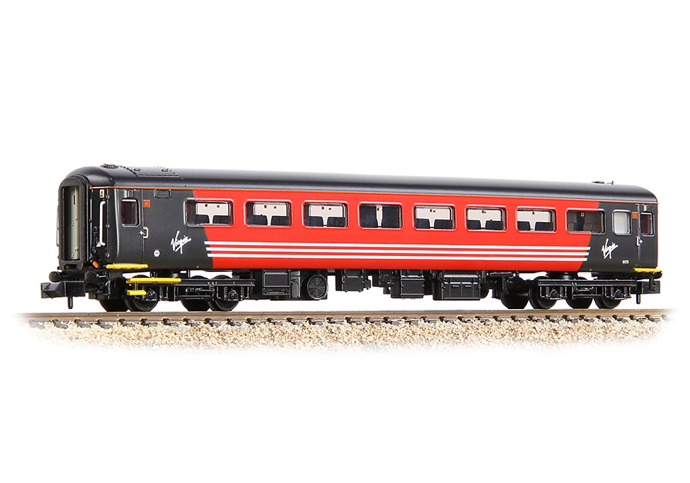 Graham Farish 374-739B BR Mk2F TSO Tourist Second Open Virgin Trains (Original) (N Gauge)