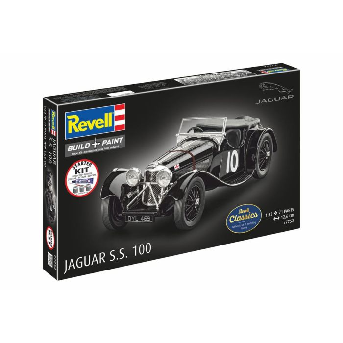 Revell 77752 Jaguar SS100 Revell Classics Starter Kit (1:32 Scale)