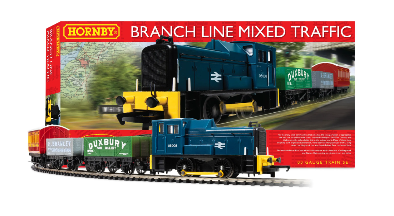Hornby R1294M Branch Line Mixed Traffic - Train Set (OO Gauge) Free Postage