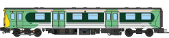 Revolution Trains RT-N-313-341DC Class 313204 Southern Rail Livery White & Green 3 Car EMU Set (N Gauge) Free Postage