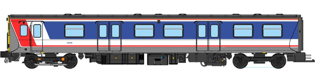 Revolution Trains RT-N-313-312DC Class 313048 Network SouthEast ECML 3 Car EMU Set (N Gauge) Free Postage